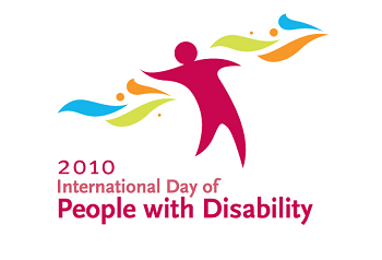 immagine con testo 2010 international day of people with Disability