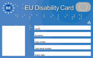 Facsimile EU Disability Card